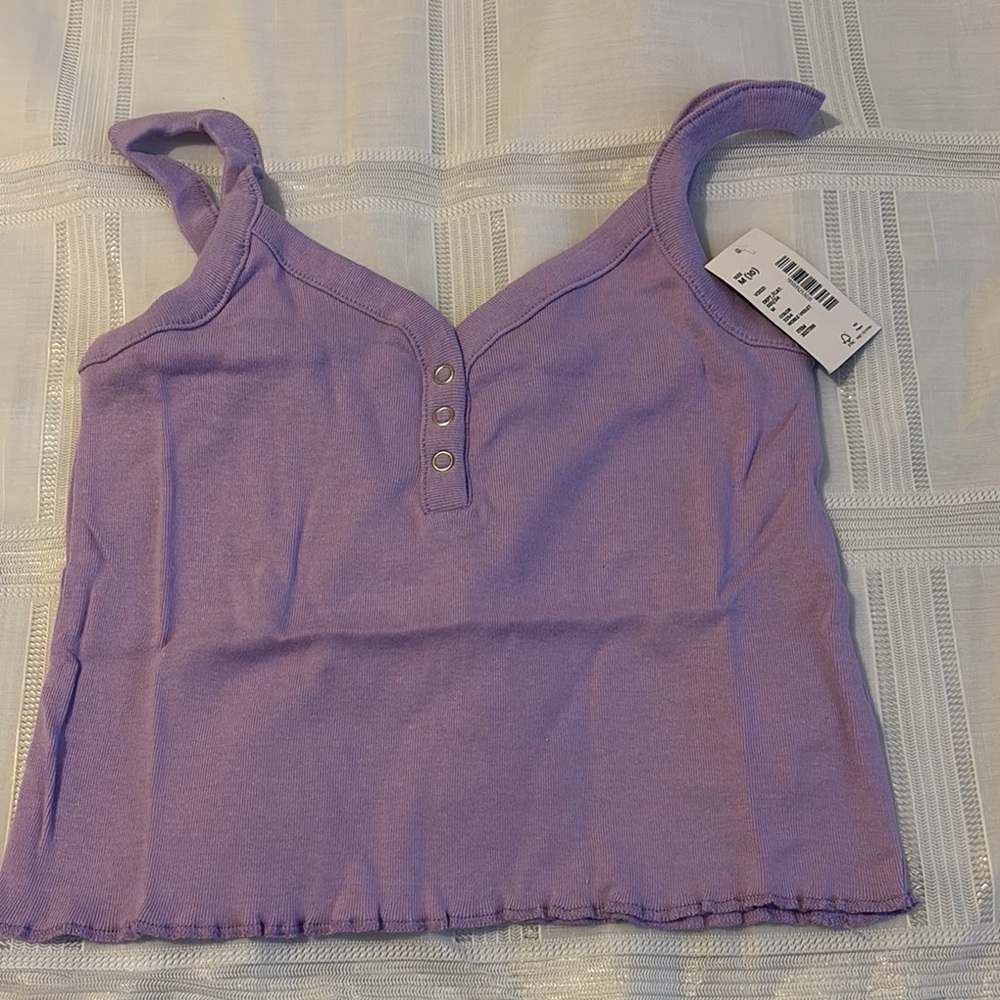 Purple Sleeveless Top
